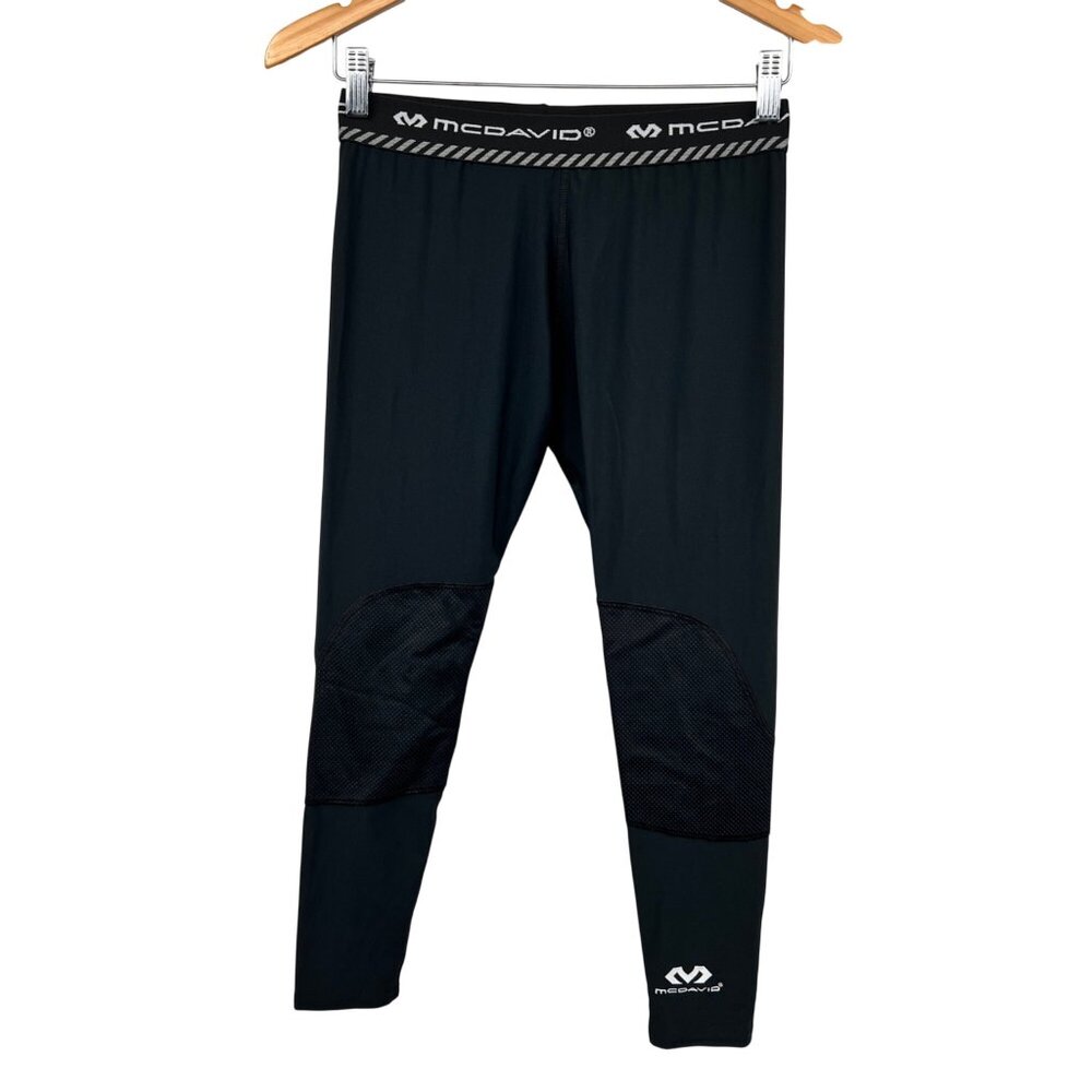 McDavid Mens Basketball Compression Pants Knee Support Black/Multi Medium New